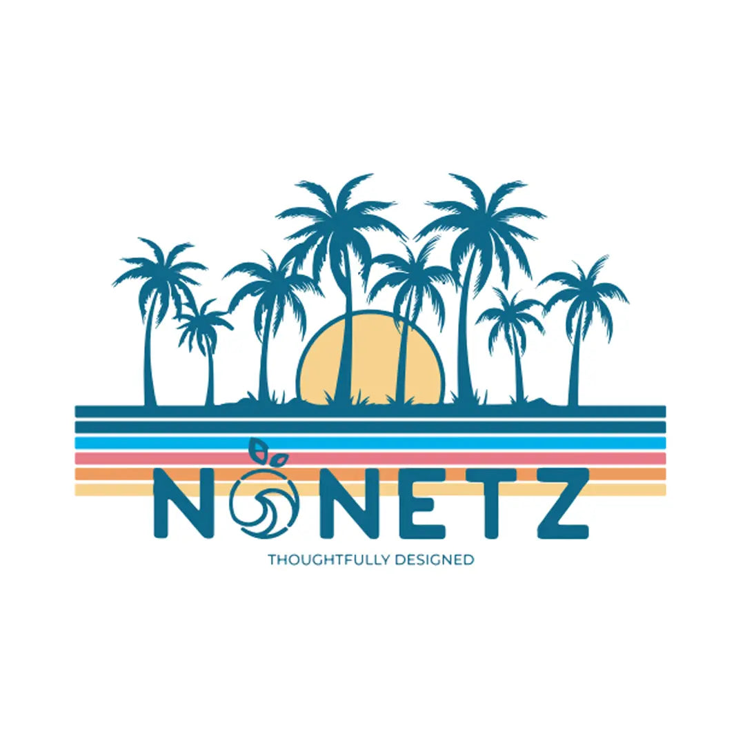 White Bamboo NoNetz Logo Tshirts NoNetz