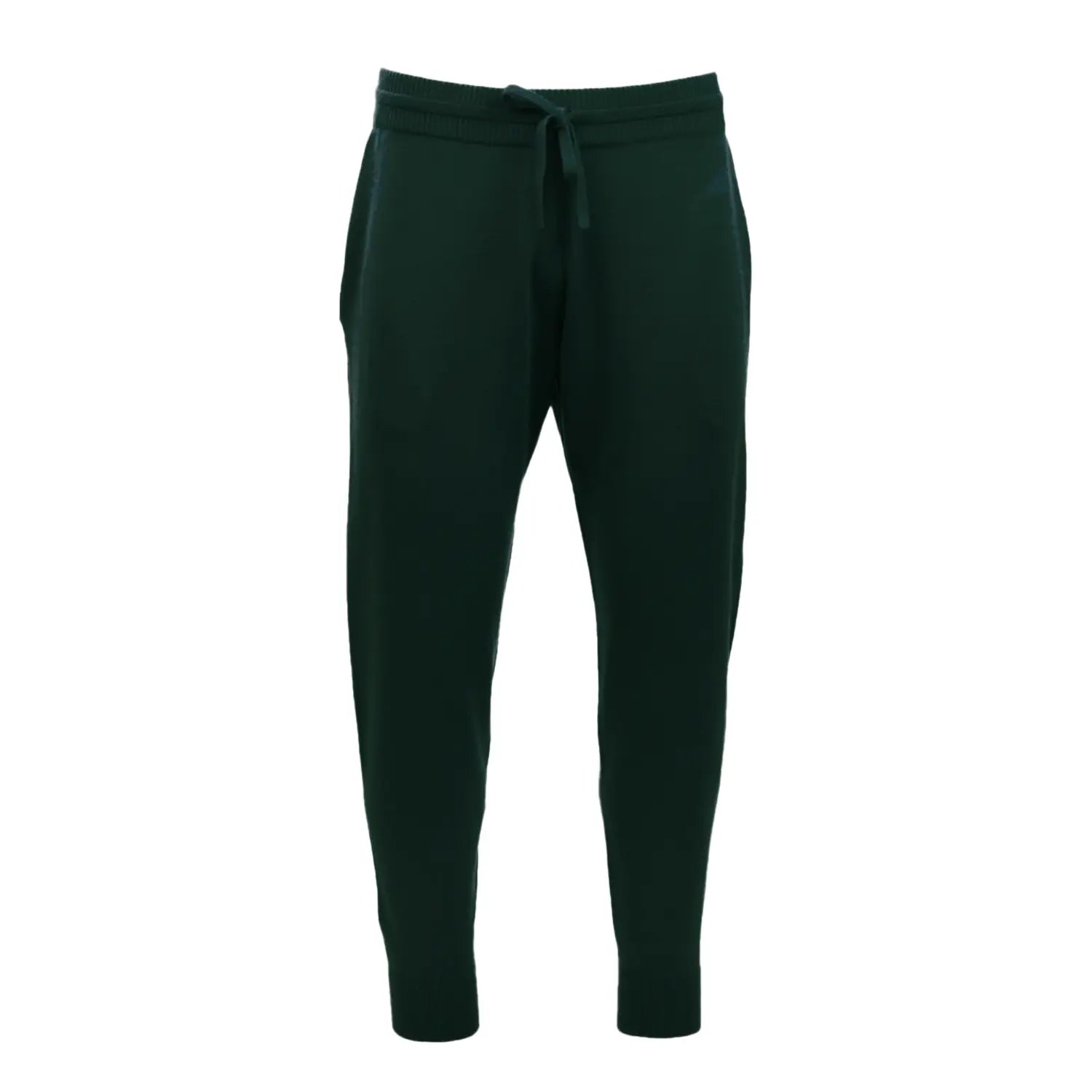 Front Men's Chase Jogger in dark green featuring drawstring detail