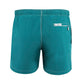 Teal green Men's Retro 5" Inseam Slim Fit Swim Trunks displayed