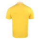 Back of Mens Polo in Yellow