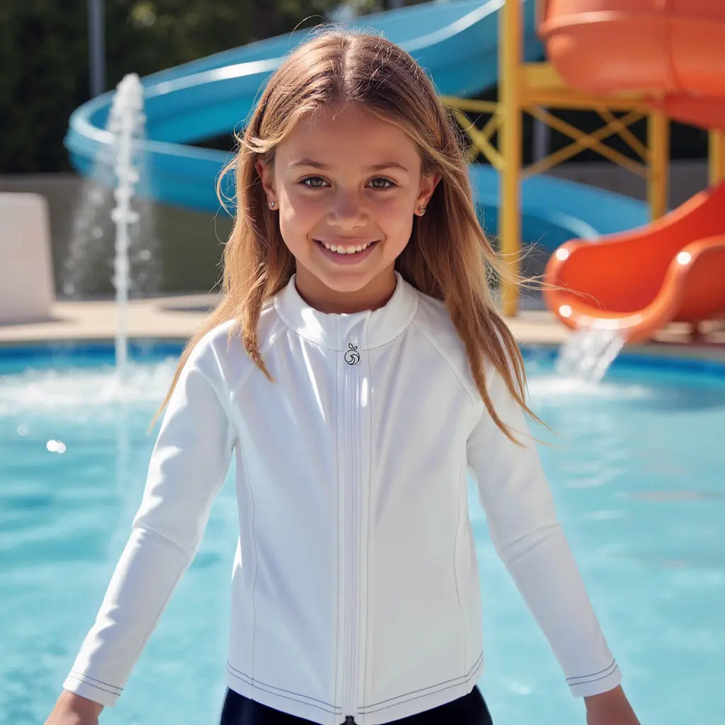 Long Sleeve No-Rash Rash Guards for Boys & Girls