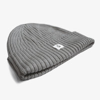 Light Gray Unisex Brooklyn Beanie adorned with a white NoNetz logo